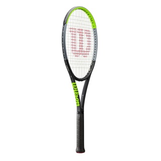 Wilson Tennisschläger Blade v7.0 98in/305g/16x19/Turnier schwarz/grün - unbesaitet -